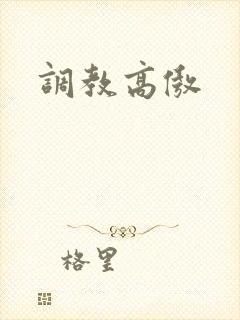 调教高傲