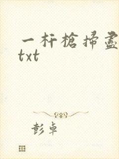 一杆枪扫尽全家txt