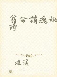 翁公销魂姚瑶琦琦