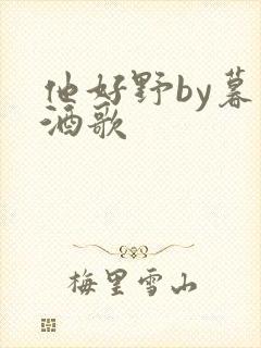 他好野by暮色酒歌