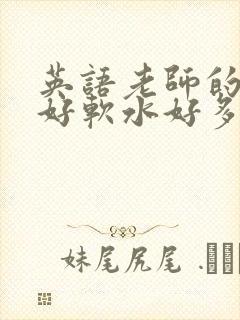 英语老师的兔子好软水好多