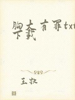 胸大有罪txt下载