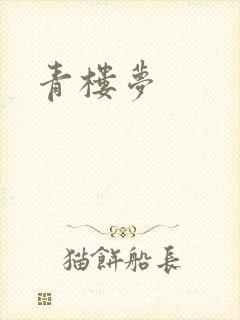 青楼梦封面