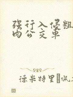 强行入侵粗暴h肉公交车