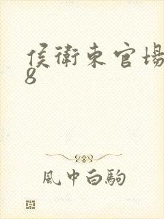 侯卫东官场笔记8