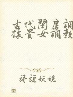 古代闺房调教h揉贵女调教记