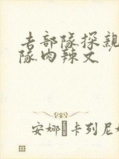 去部队探亲被全队肉辣文封面