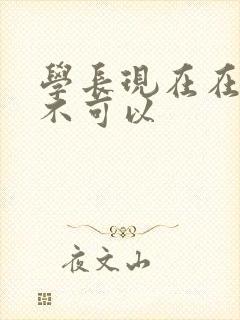 学长现在在上课不可以