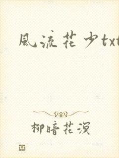 风流花少txt