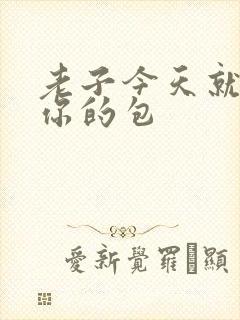 老子今天就要开你的包