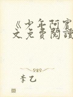 《少年阿宾》全文免费阅读