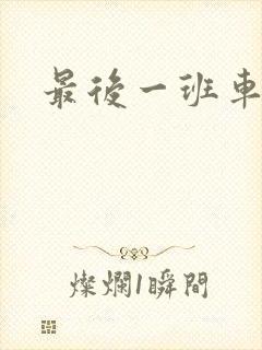 最后一班车小说