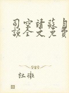 司空靖苏月汐小说全文免费阅读