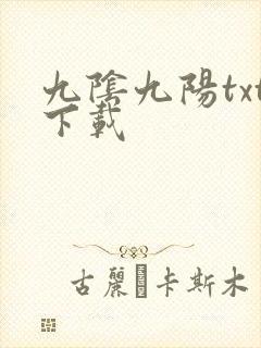 九阴九阳txt下载