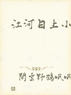 江河日上小说