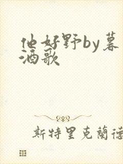 他好野by暮色酒歌