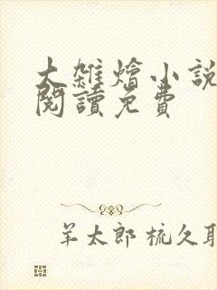 大杂烩小说全集阅读免费