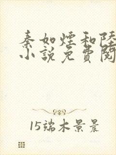 秦如烟和陆景琛小说免费阅读