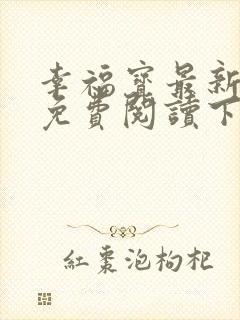 幸福宝最新章节免费阅读下载