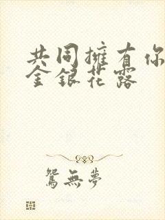 共同拥有你by金银花露