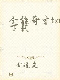 全能奇才txt下载