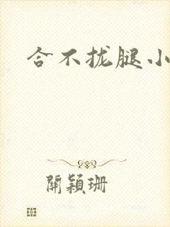 合不拢腿小说