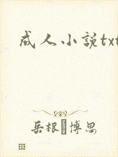成人小说txt
