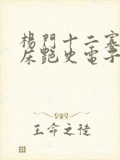 杨门十二寡妇肉床艳史电子书