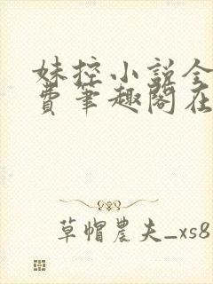 妹控小说全文免费笔趣阁在线阅读封面