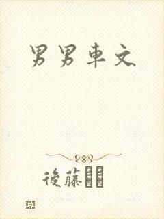 男男车文
