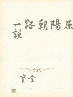 一路朝阳原著小说