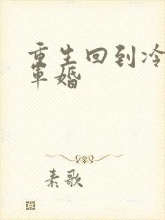 重生回到冷战前军婚