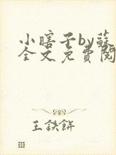 小瞎子by苏软全文免费阅读