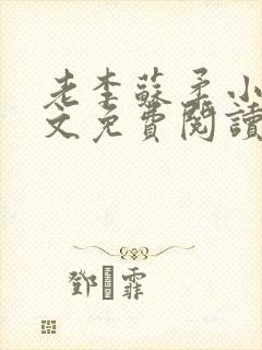 老李苏柔小说全文免费阅读