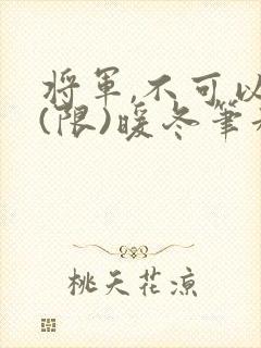将军,不可以!(限)暖冬笔趣阁免费阅读
