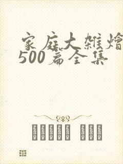 家庭大杂烩小说500篇全集
