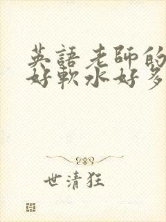 英语老师的兔子好软水好多