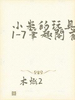 小米的玩具日记1-7笔趣阁有声