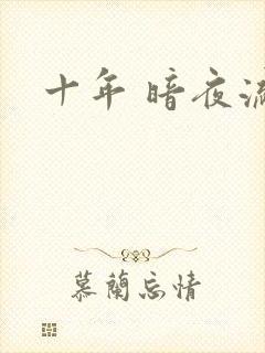十年 暗夜流光