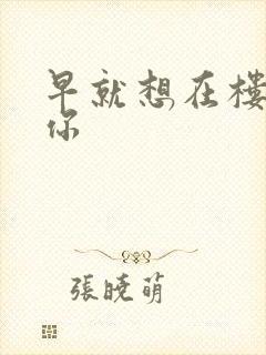 早就想在楼梯要你