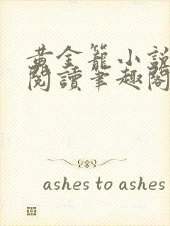 黄金笼小说免费阅读笔趣阁无弹窗