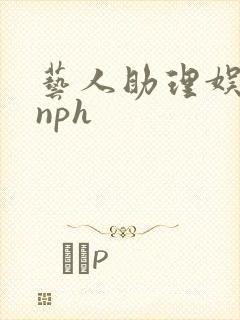 艺人助理娱乐圈nph