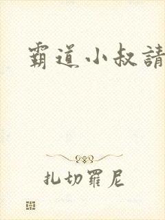 霸道小叔请轻撩