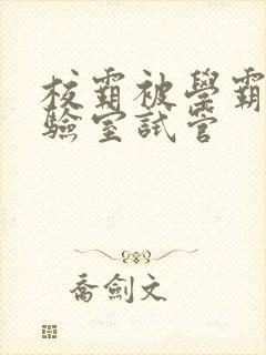 校霸被学霸压实验室试管