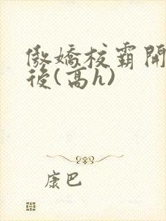 《傲娇校霸开荤以后(高h)》小说封面