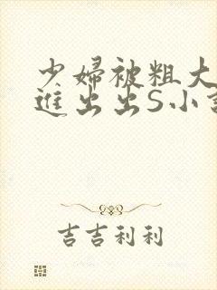 少妇被粗大猛进进出出S小说