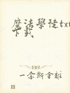 魔法学徒txt下载