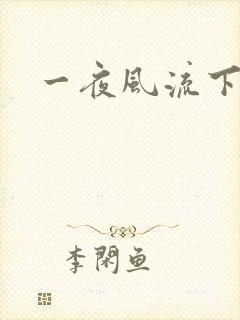 一夜风流下载