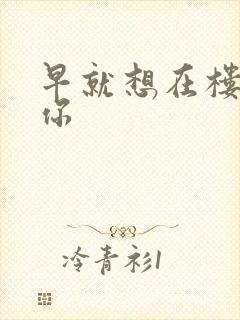 早就想在楼梯要你封面