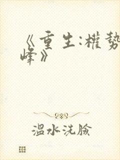 《重生:权势巅峰》